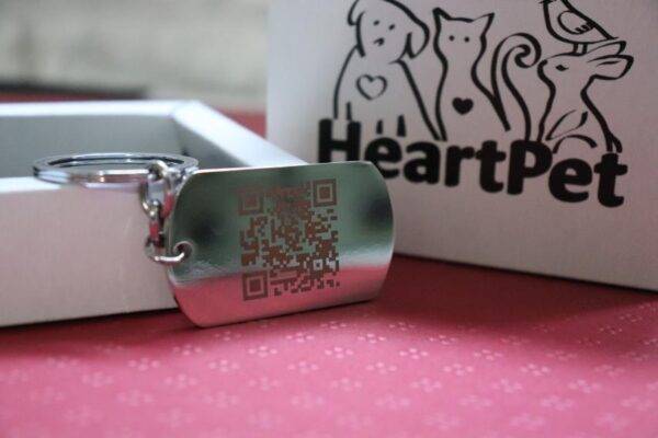 HeartPet privezak QR code