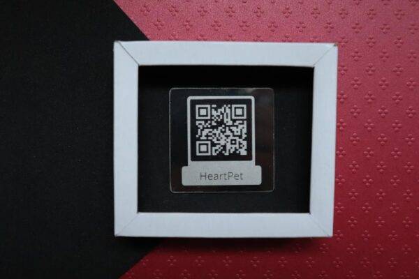 HeartPet pločica QR code