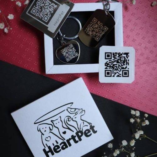 HeartPet nalepnica QR code